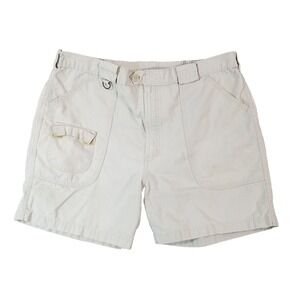 Weekender cargo hiking shorts men's 40 x 6 beige Comfort waist outdoor camping